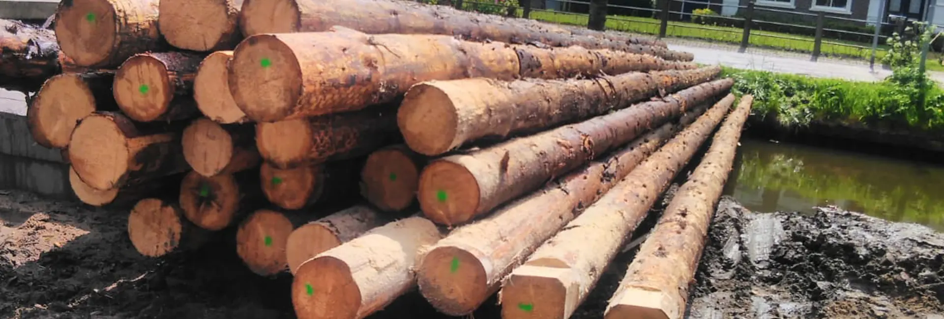 Houten Palen Fundering